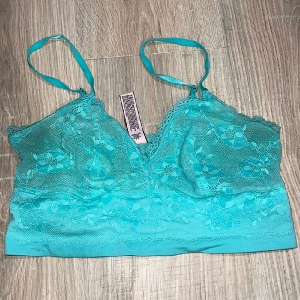 Victoria’s secret bra lacy light blue Bralette